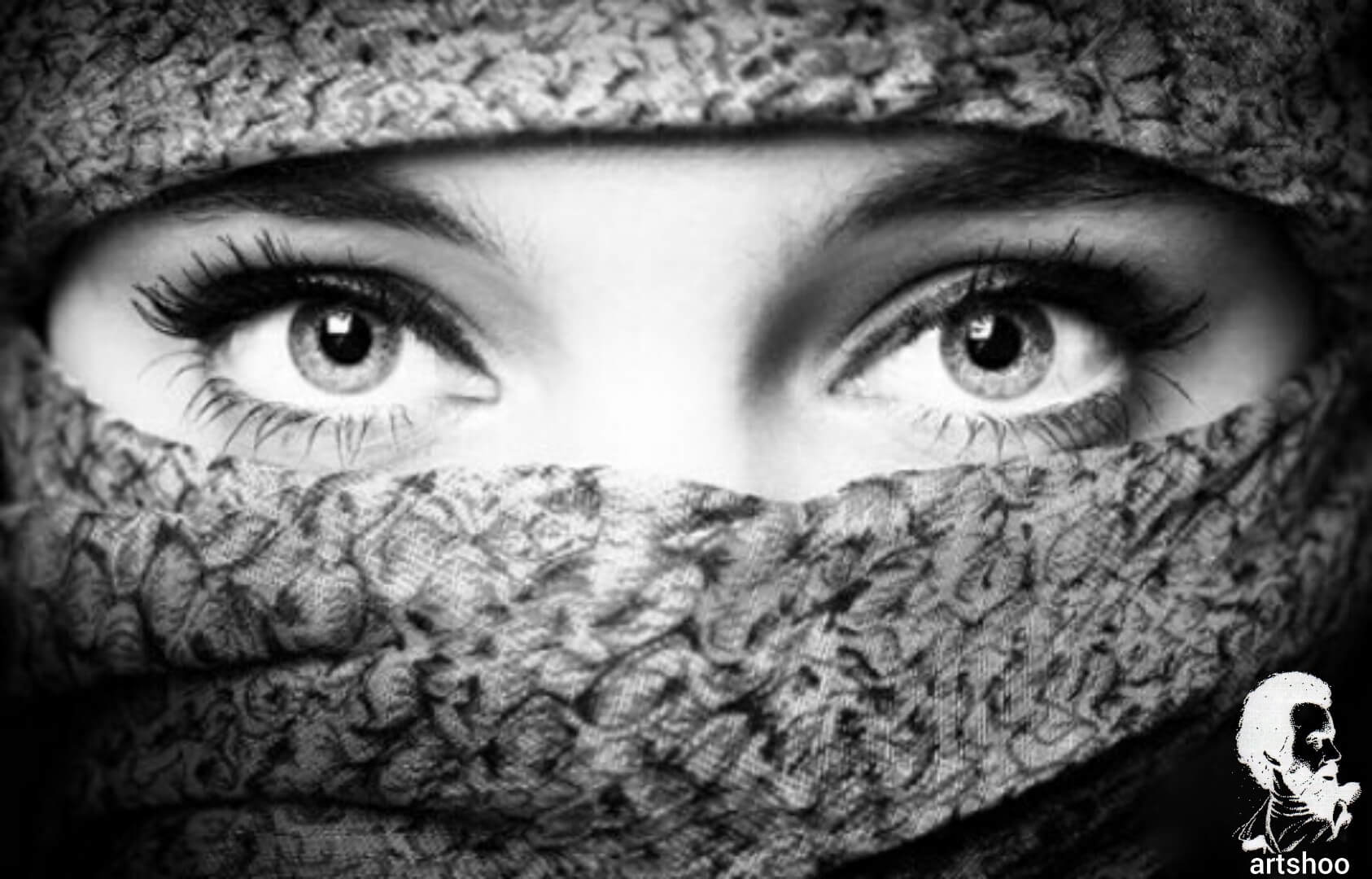 آموزش نقاشی سیاه قلم